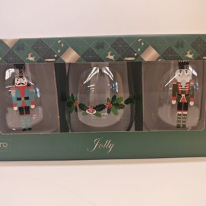 Whiskygläser Set ‚Jolly‘ Weihnachtliche Gläser mit Nussknacker-Motiven