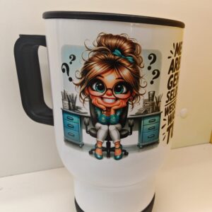 Thermo-Pendlerbecher „Nerds“-Design
